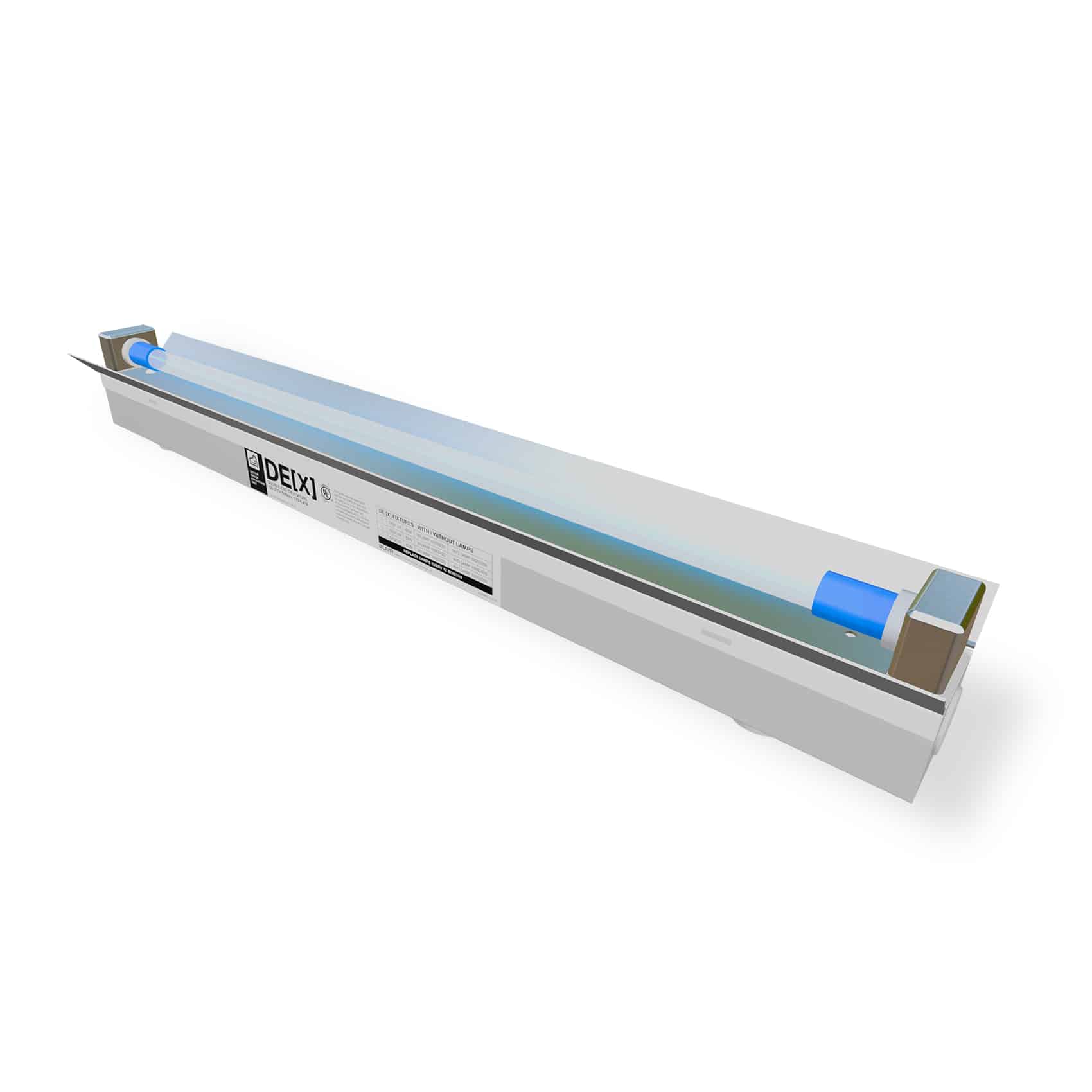DE[X] Plug-and-Play Double-Ended UV-C Fixture
